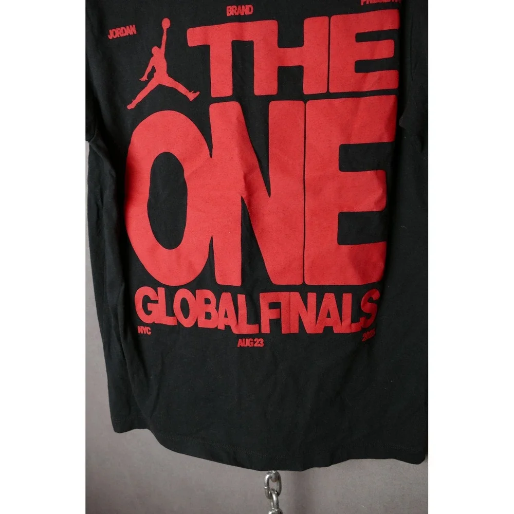 Jordan Brand The One Global Finals NYC Aug 23 T Shirt Mens Size M Black Red Rare
